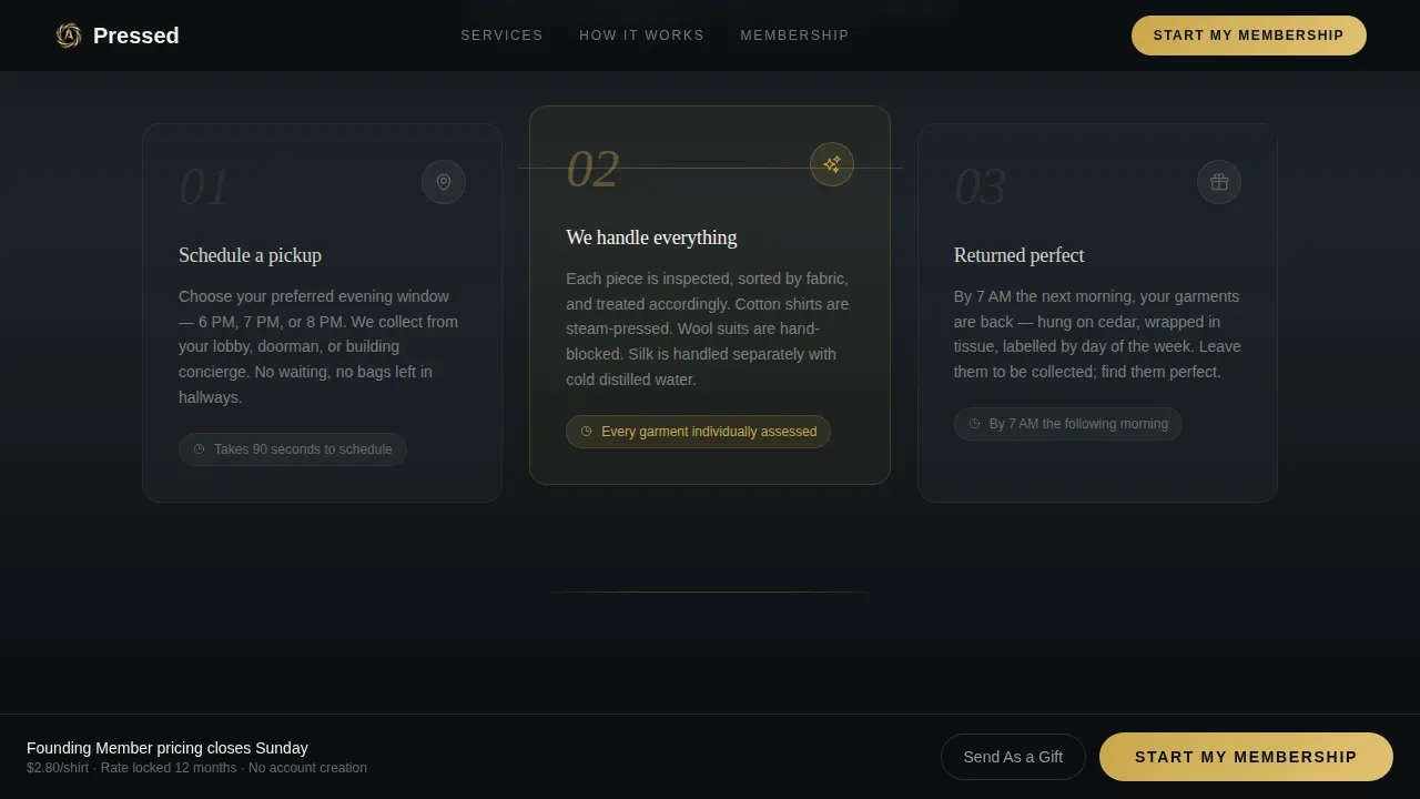 Luxury Business Booking Website Template