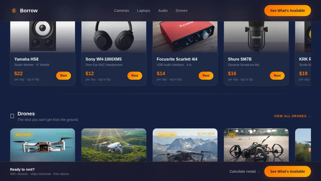 Electronics E-Commerce Pricing Website Template