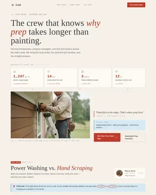 Painter (House) Professional Website Template