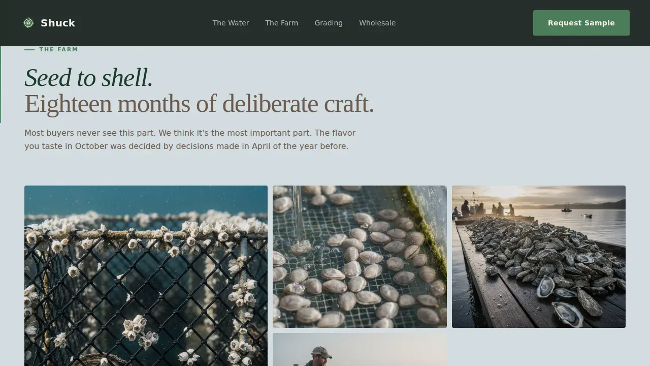 Fishery & Aquaculture Professional Website Template