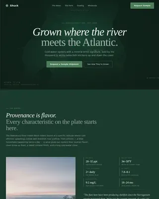 Fishery & Aquaculture Professional Website Template