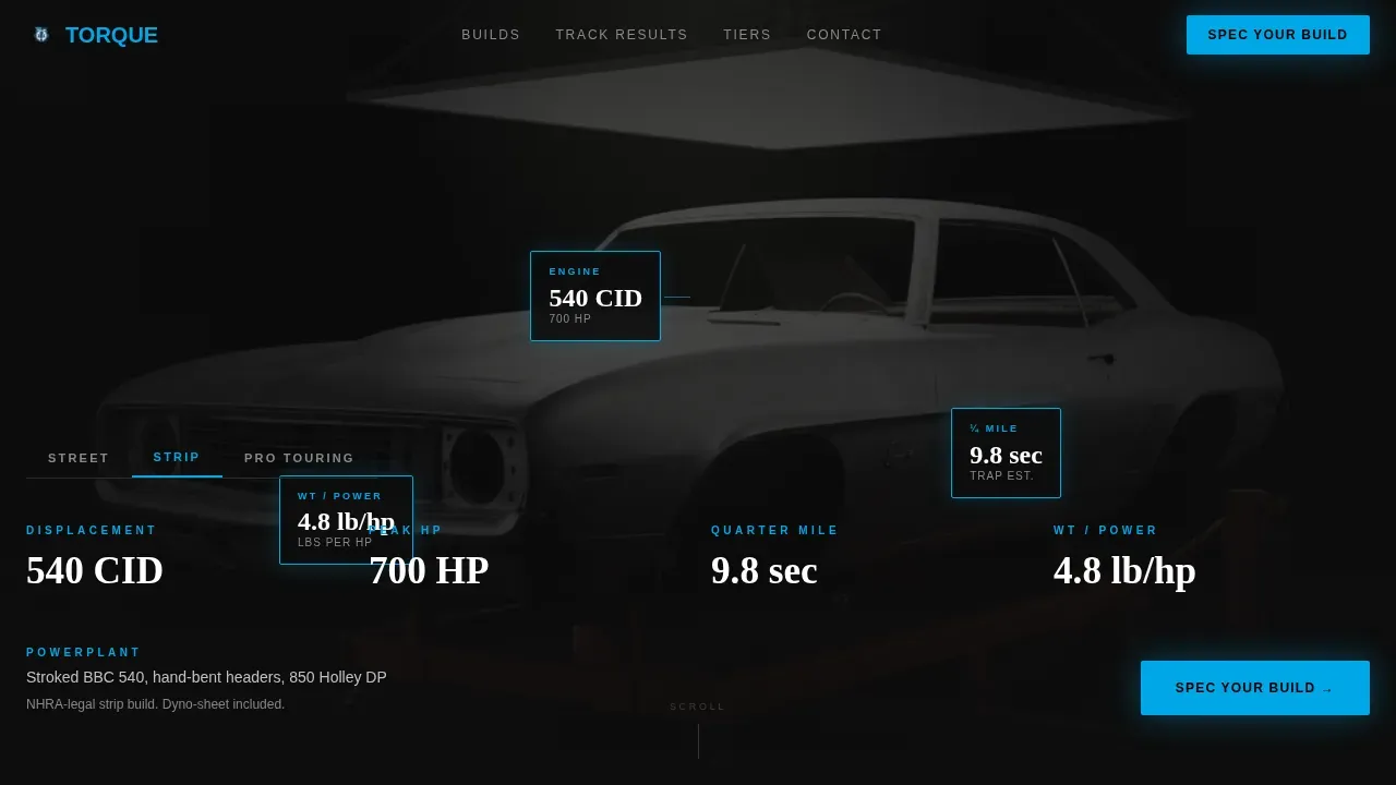 Vehicle Customization & Modification Professional Website Template