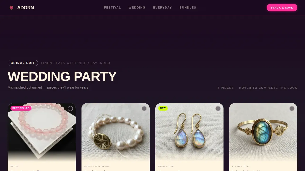 Bohemian Fashion Professional Website Template