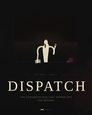 Cinematic Dark Venture Capital Newsletter Landing Page