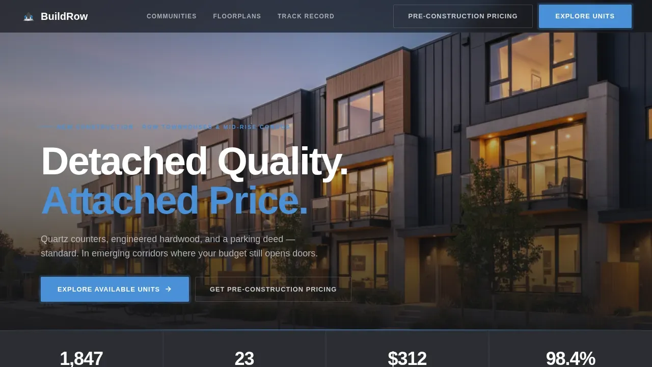 Residential Construction Reviews Website Template