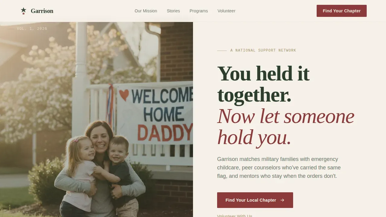 Veteran & Military Support Blog Website Template