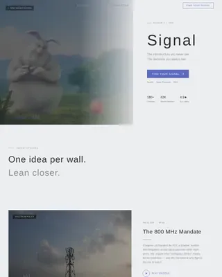 Luxe Minimal Telecom Podcast Landing Page Template