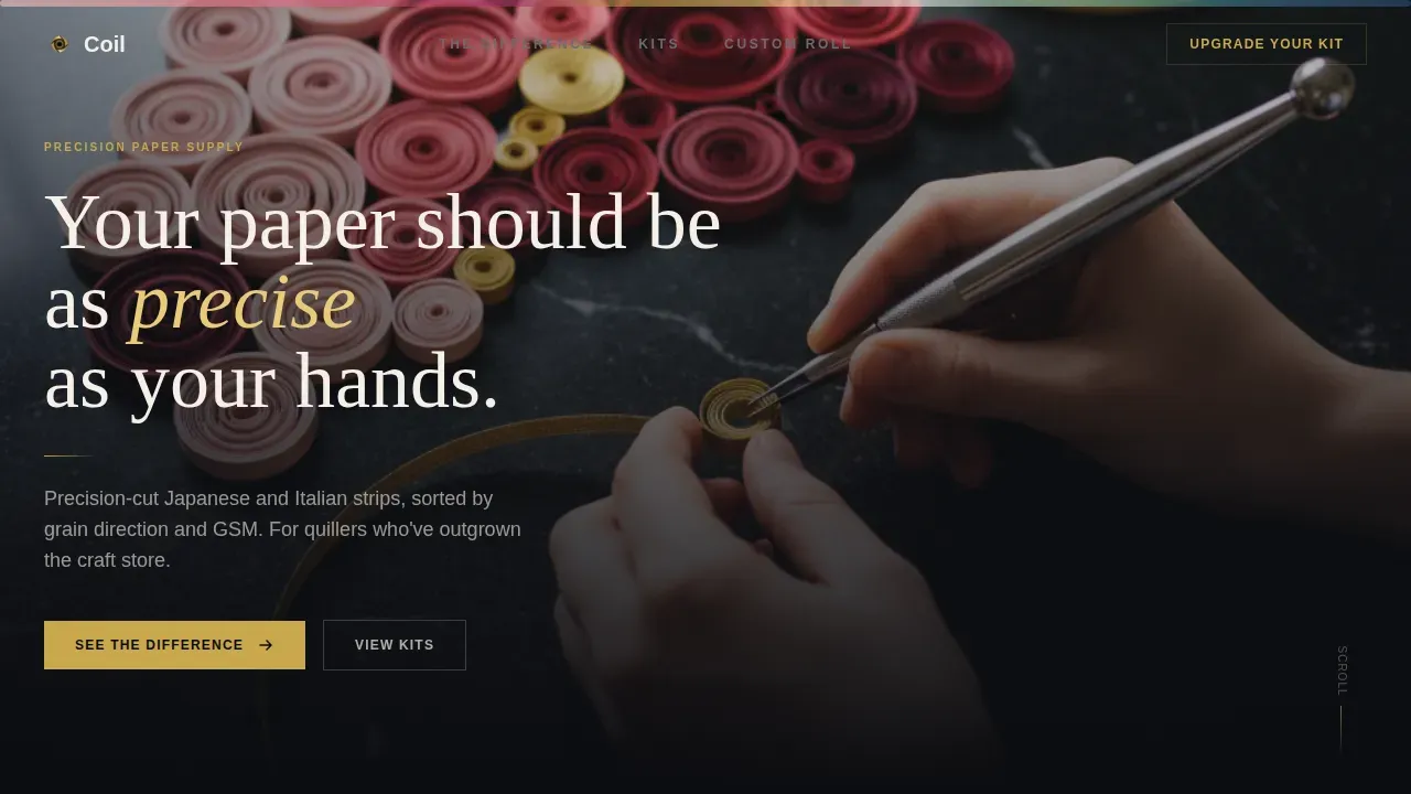 Hobby & Passion Supplies Professional Website Template