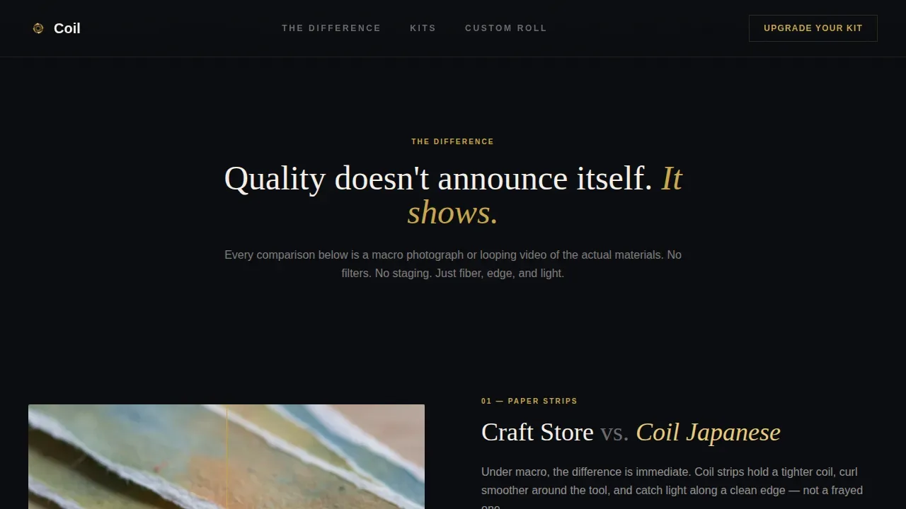 Hobby & Passion Supplies Professional Website Template
