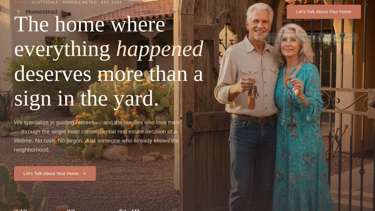 Specialist Senior Housing Landing Page Template