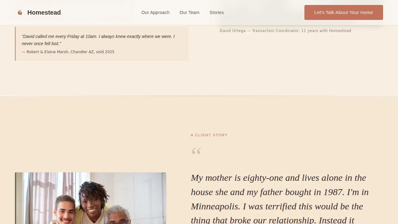 Specialist Senior Housing Landing Page Template
