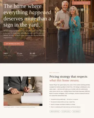 Specialist Senior Housing Landing Page Template