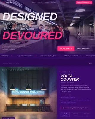 Modern Quick Service Studio Landing Page Template
