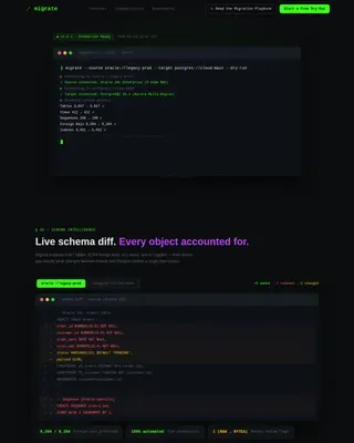 Enterprise Data Transfer Landing Page Template