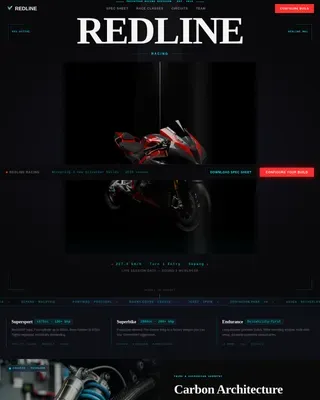 Elite Motorsport Academy Landing Page Template