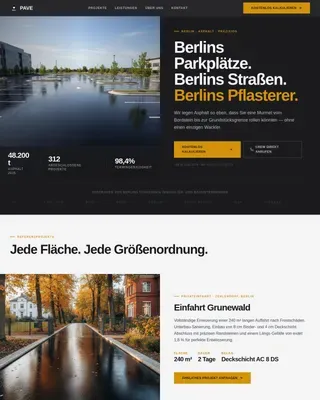 Premium Pavement Solutions | Free Website Template | Rocket