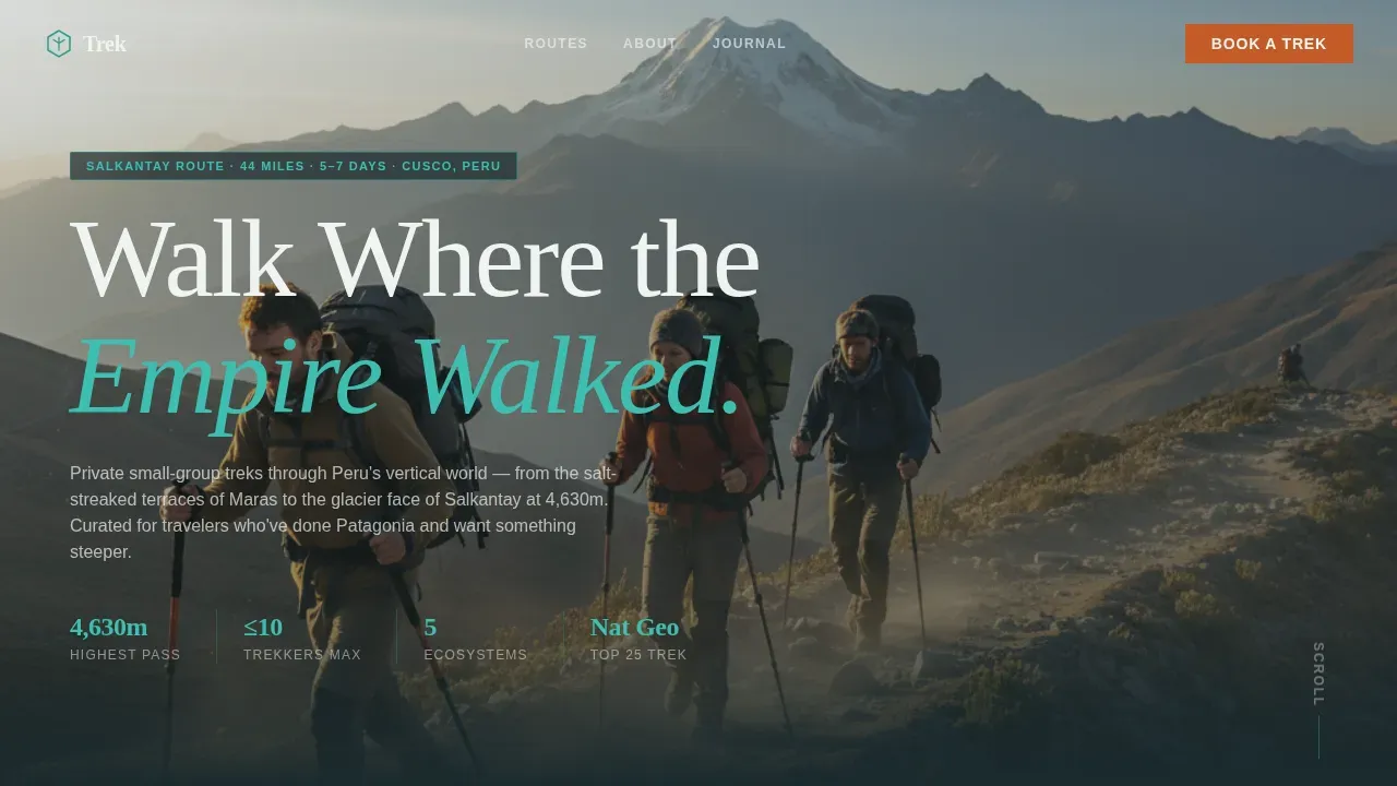 Iconic Empire Tours Landing Page Template