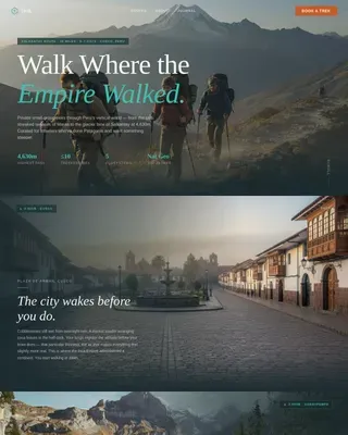 Iconic Empire Tours Landing Page Template