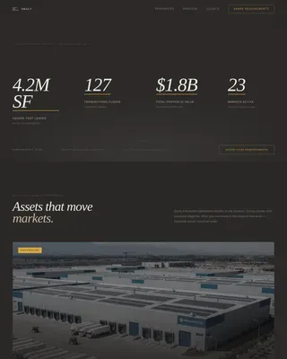 Premier Warehouse Landing Page Template