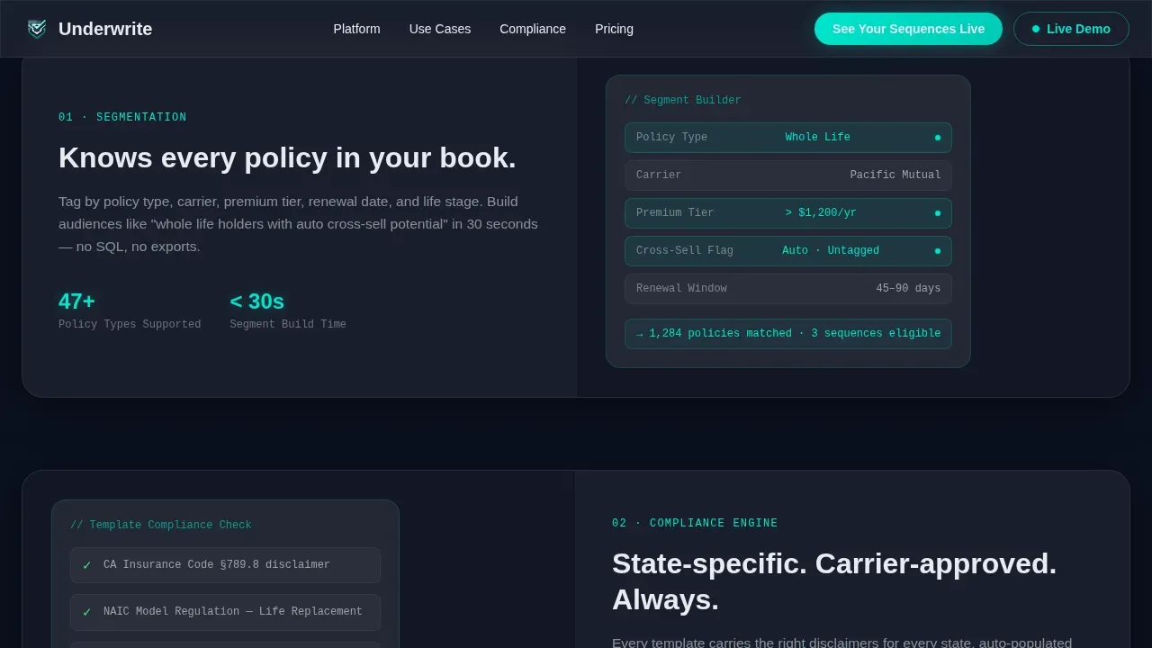 Smart Insurance Marketing Landing Page Template