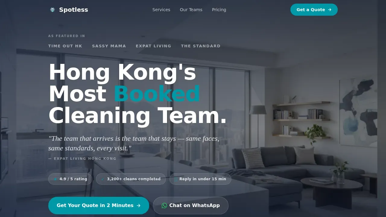 Trusted Cleaning Service | Free Website Template | Rocket