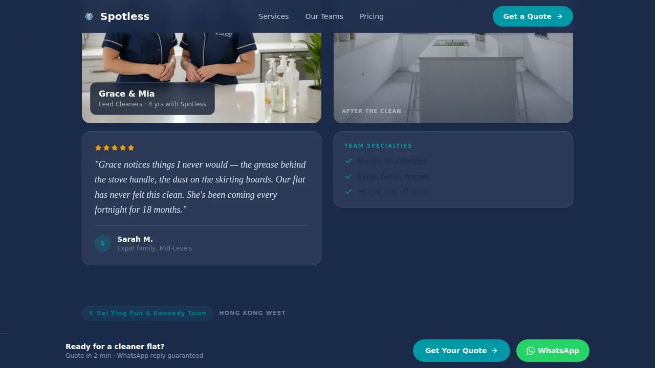Trusted Cleaning Service | Free Website Template | Rocket