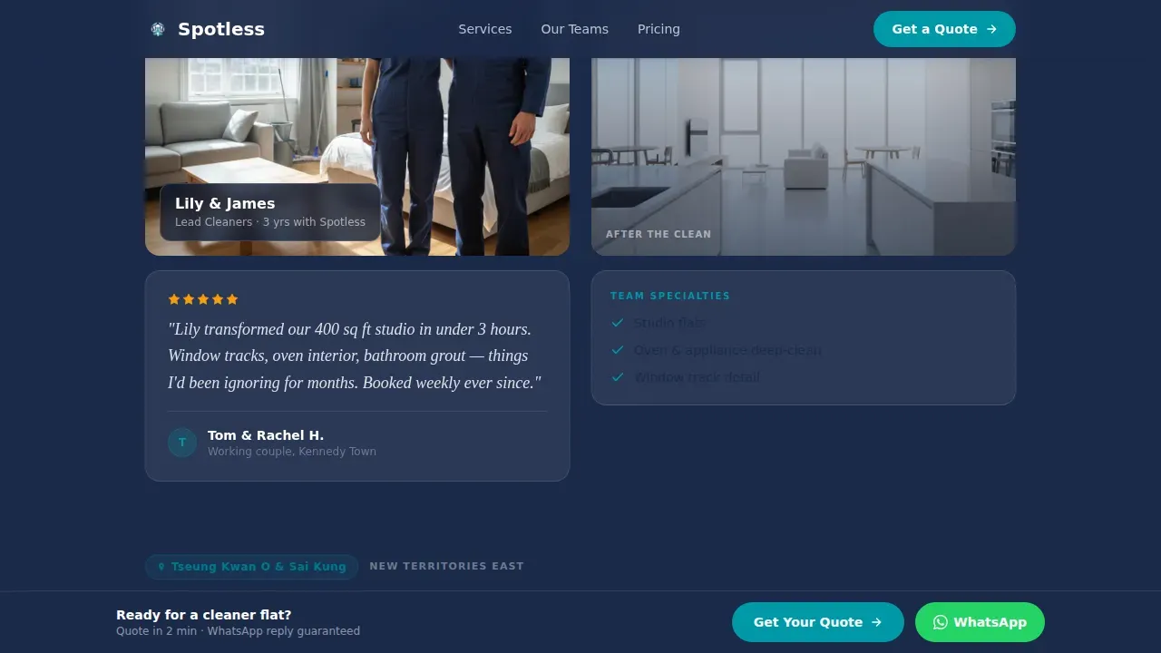 Trusted Cleaning Service | Free Website Template | Rocket