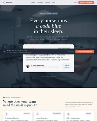 Expert Healthcare Training | Free Website Template | Rocket