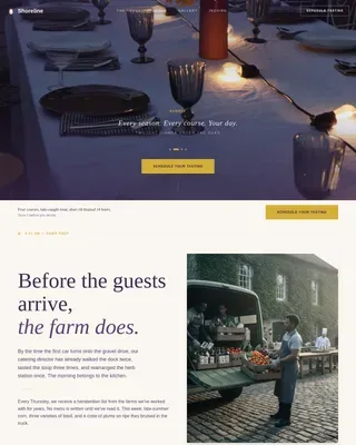 Premium Wedding Venue Landing Page Template