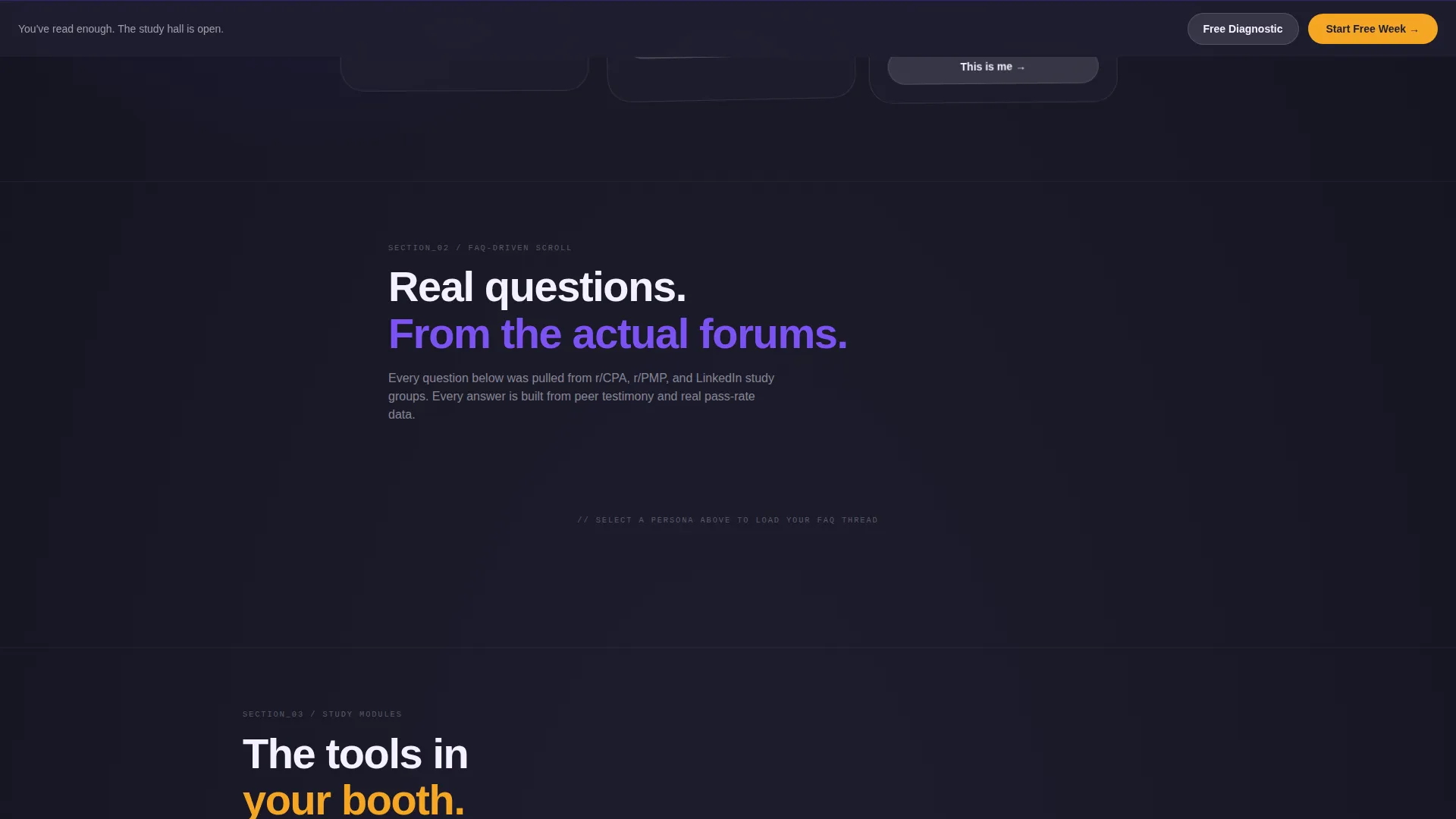 Professional Certification Prep Landing Page Template