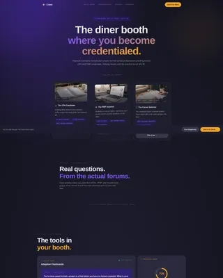 Professional Certification Prep Landing Page Template