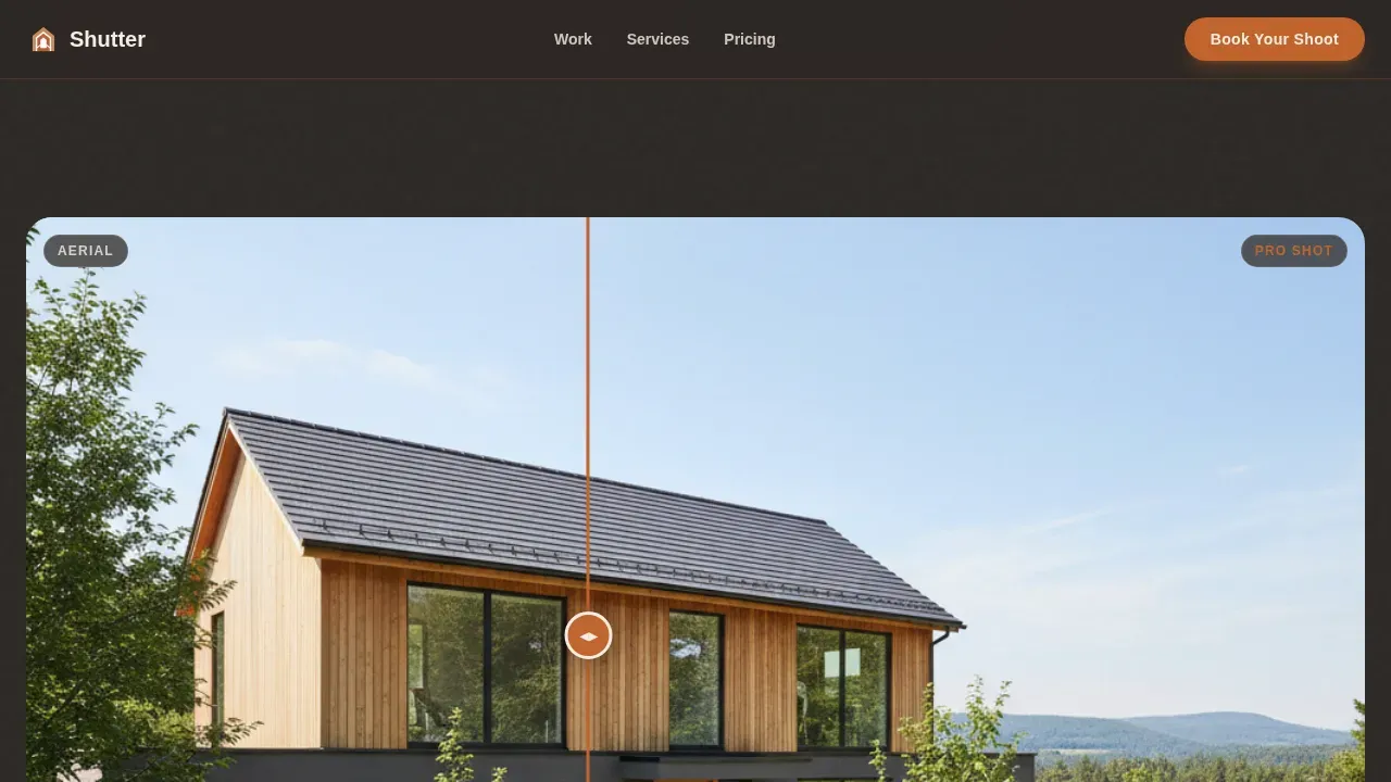 Professional Property Photography Landing Page Template