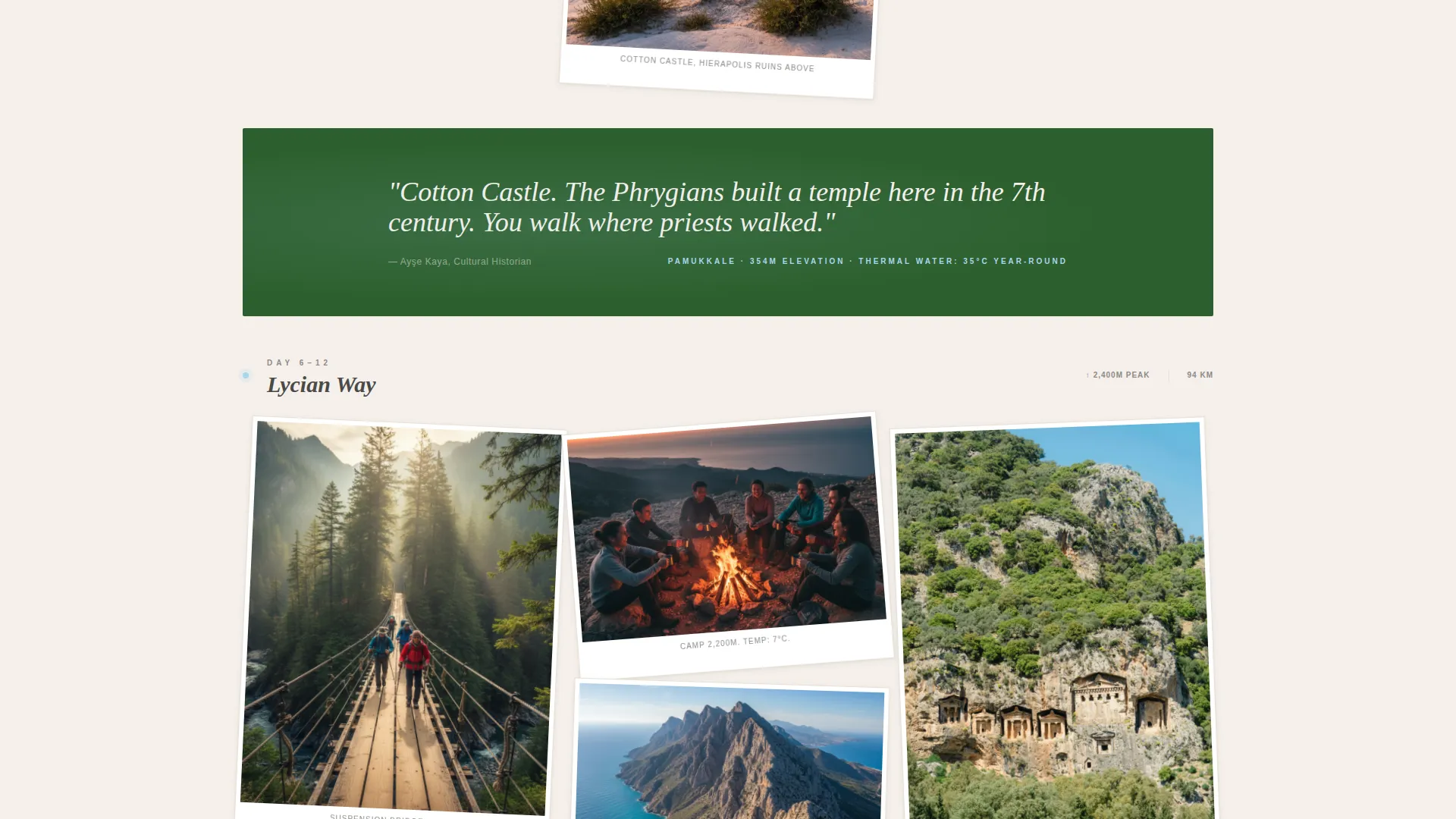 Turkey Adventure Tour Landing Page Template