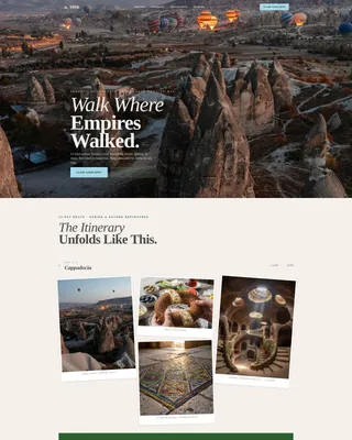Turkey Adventure Tour Landing Page Template