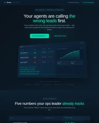 Predictive Insurance Analytics Landing Page Template