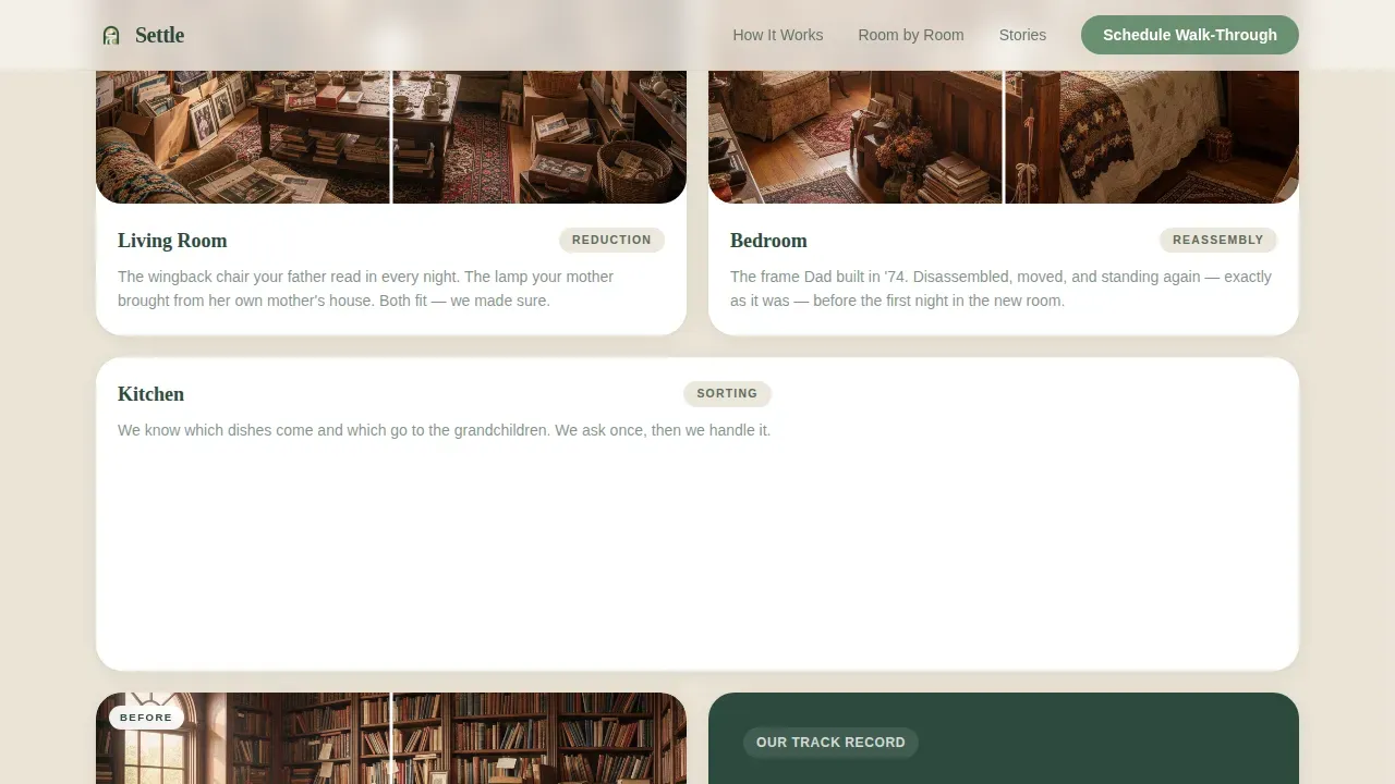 Moving & Relocation Booking Website Template