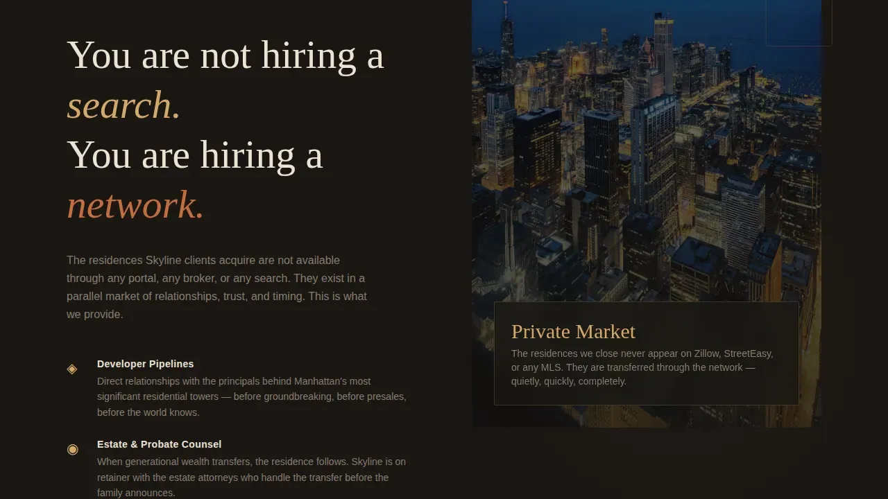 Luxury Real Estate Agent Landing Page Template