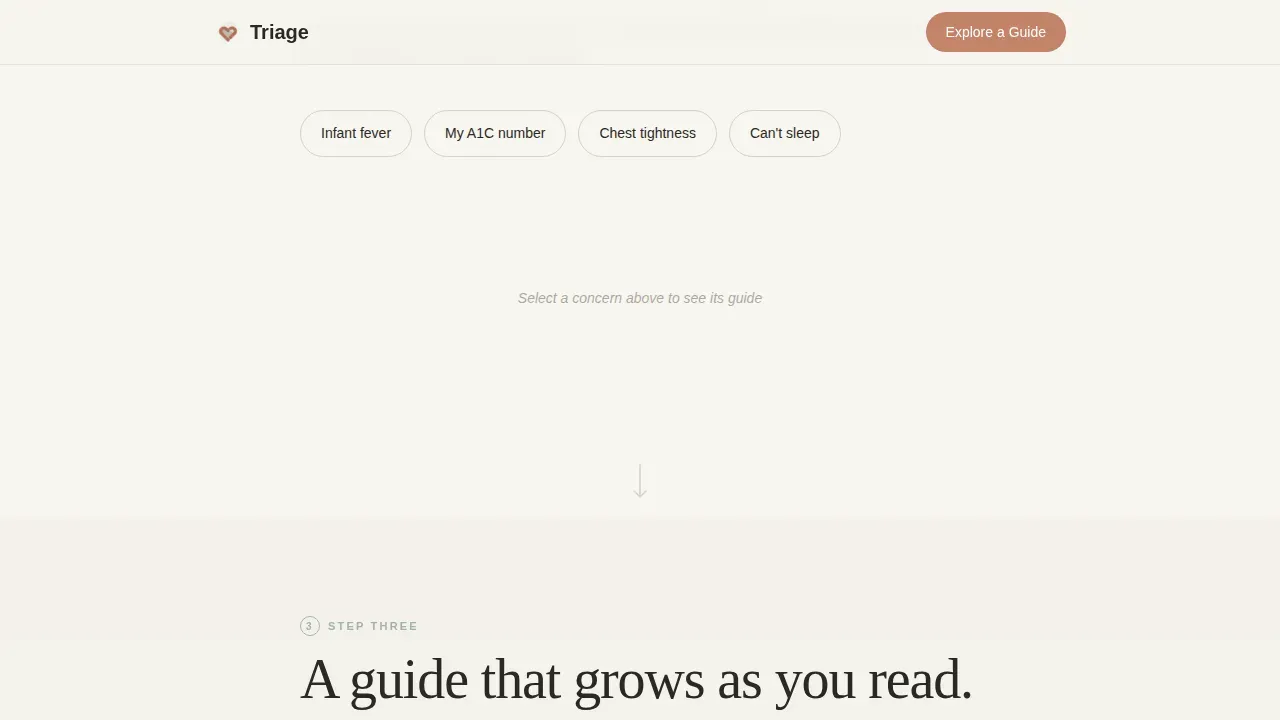 Accessible Primary Care Landing Page Template