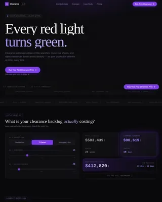 Intelligent Compliance Platform Landing Page Template