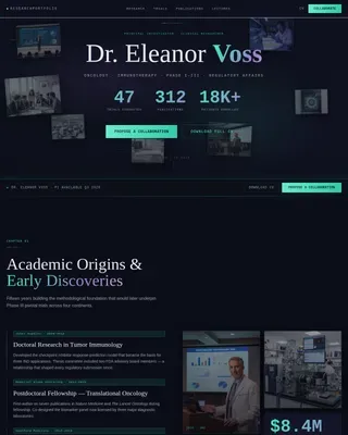 Expert Clinical Practice Landing Page Template