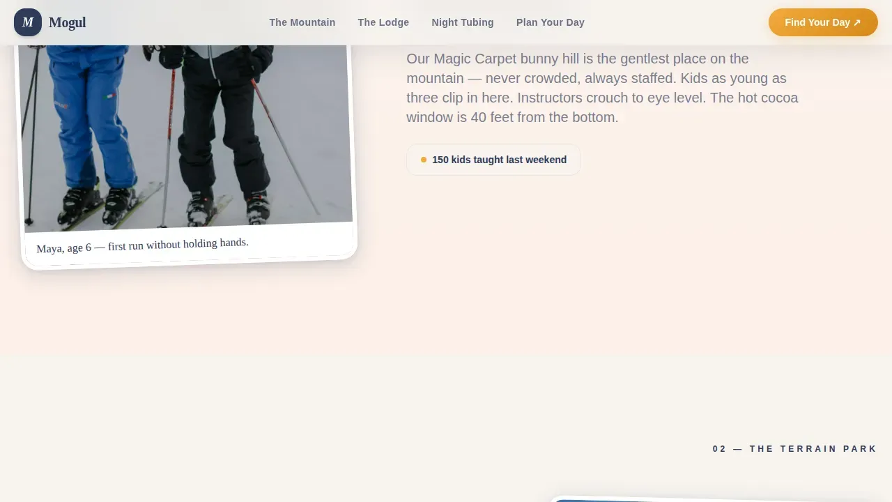 Family Travel & Experience Booking Website Template