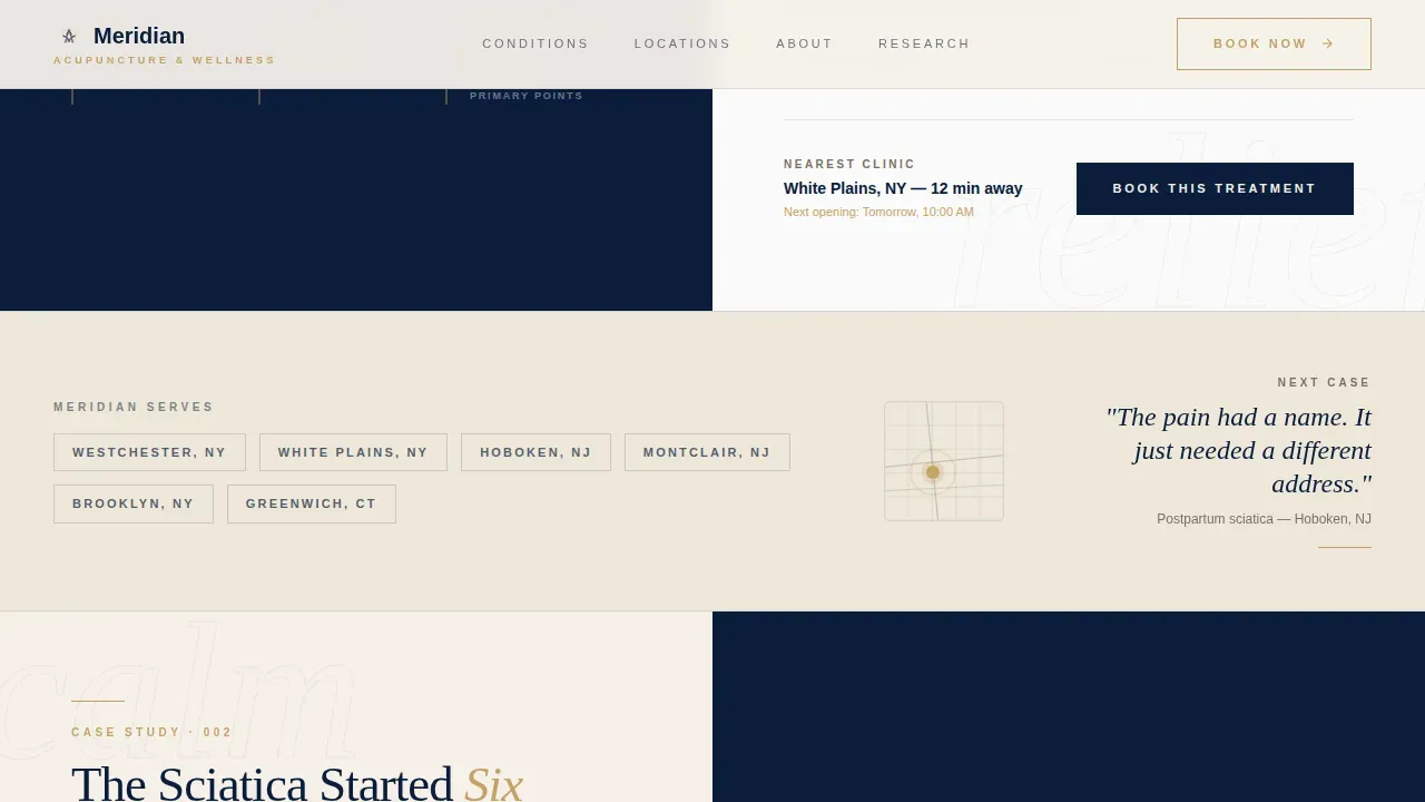 Proven Acupuncture Clinic Landing Page Template