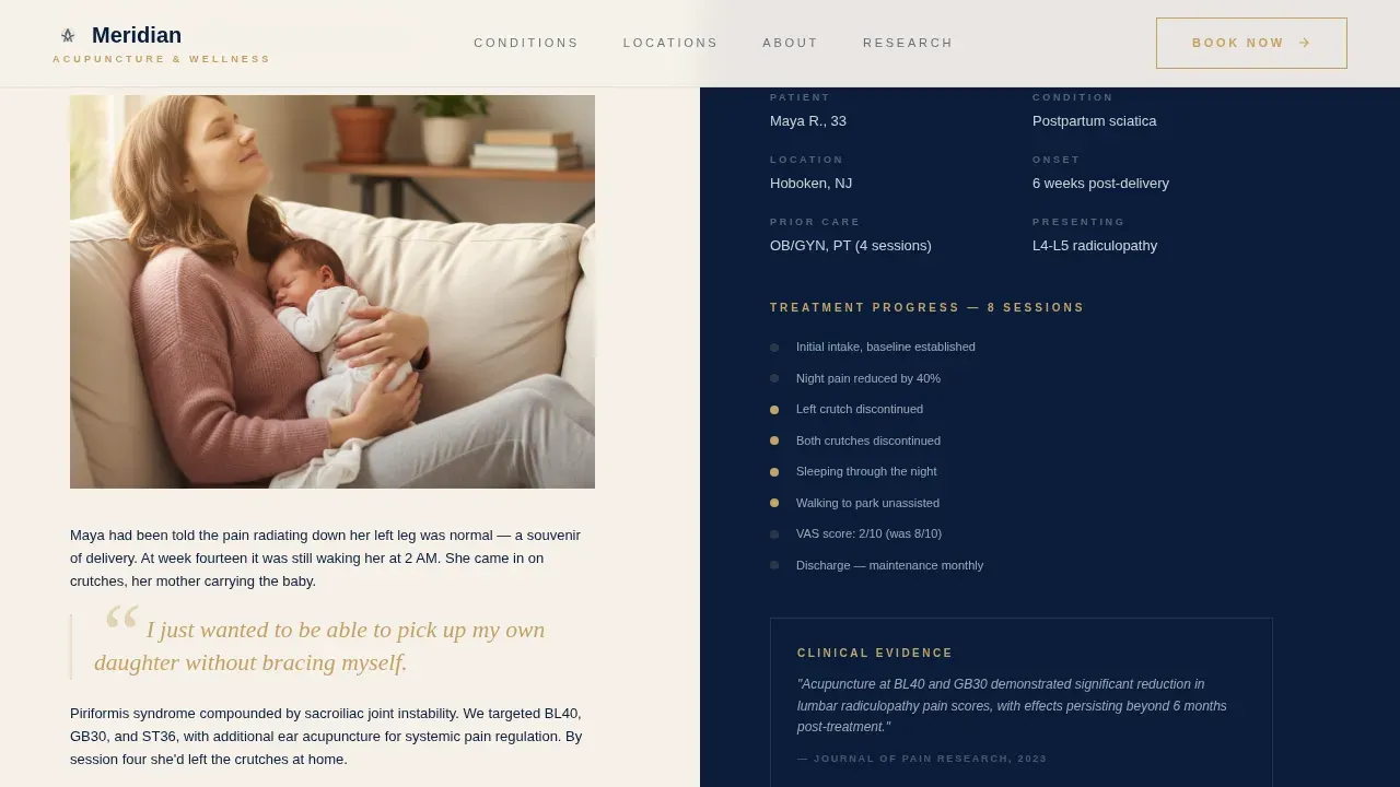 Proven Acupuncture Clinic Landing Page Template