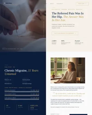 Proven Acupuncture Clinic Landing Page Template
