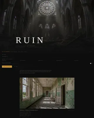 Photography Blog Expert Professional Website Template