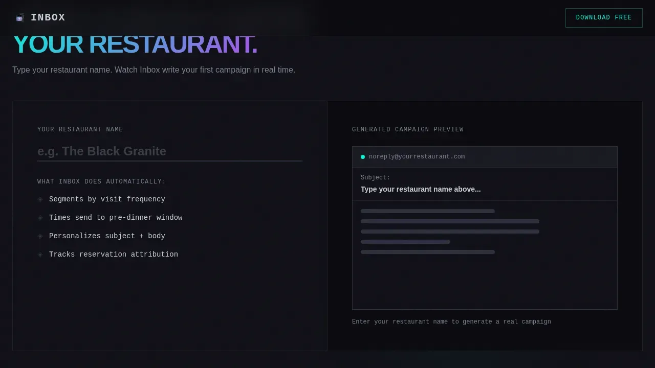 Restaurant Software Comparison Website Template