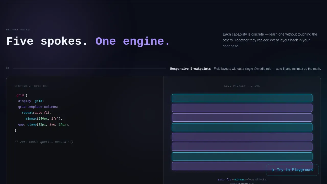 Design System & Component Library Portfolio Website Template
