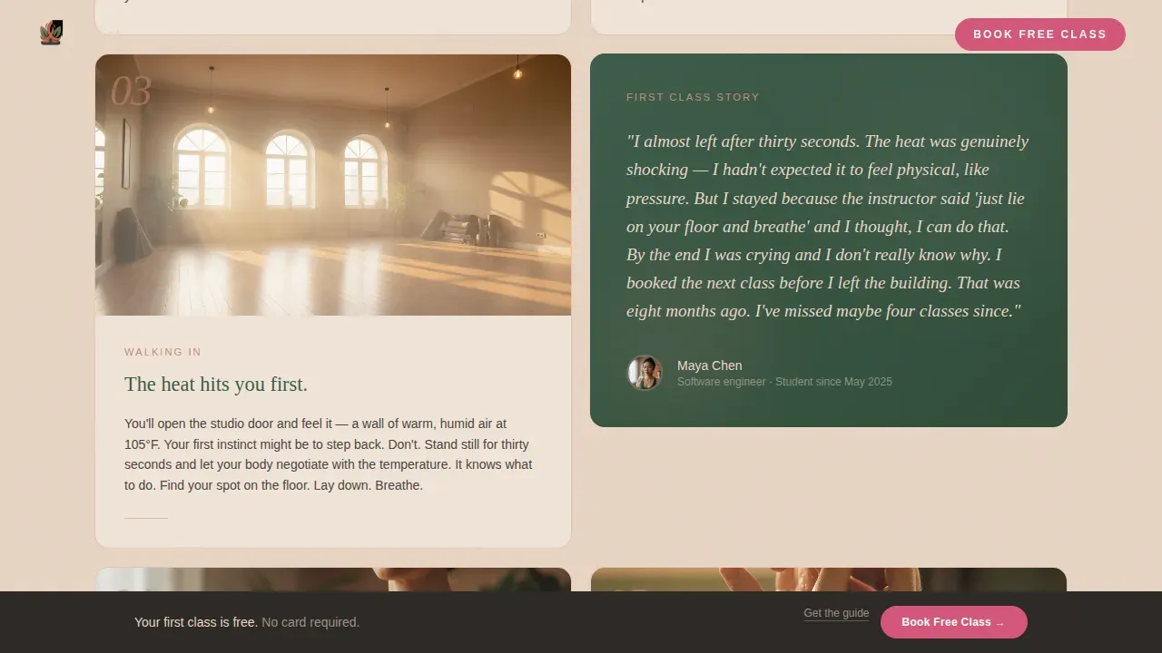 Wellness Modalities Appointment Booking Website Template