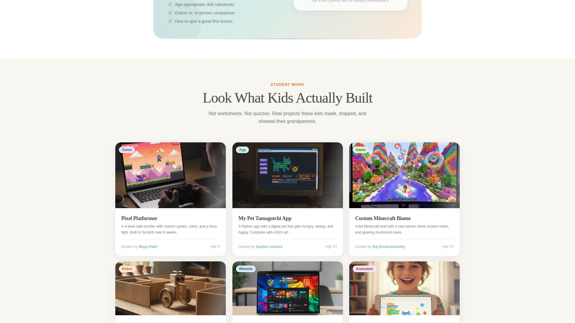 Coding Instructor Directory Landing Page Template