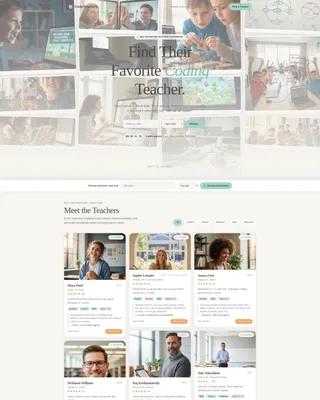 Coding Instructor Directory Landing Page Template